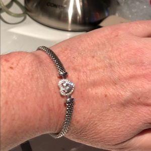 Sterling silver bracelet.